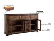 Parota Console dimensions