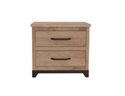 Natural Parota Nightstand - alternate view