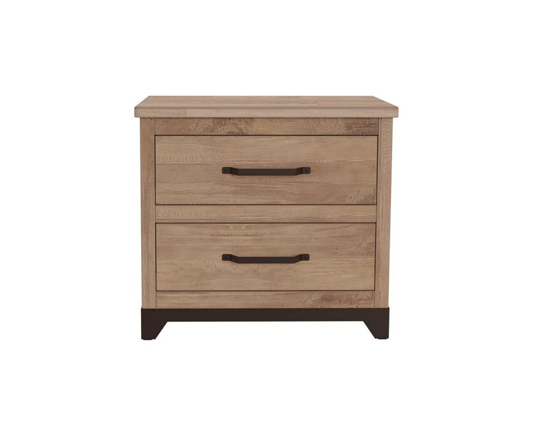 Natural Parota Nightstand - alternate view