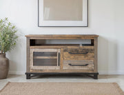 Loft Brown TV Stand detail