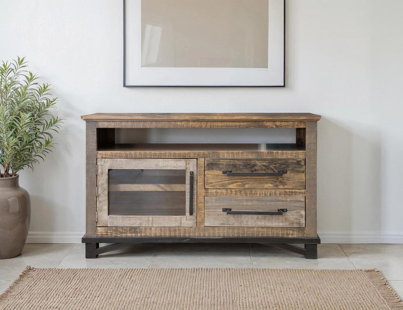 Loft Brown TV Stand detail