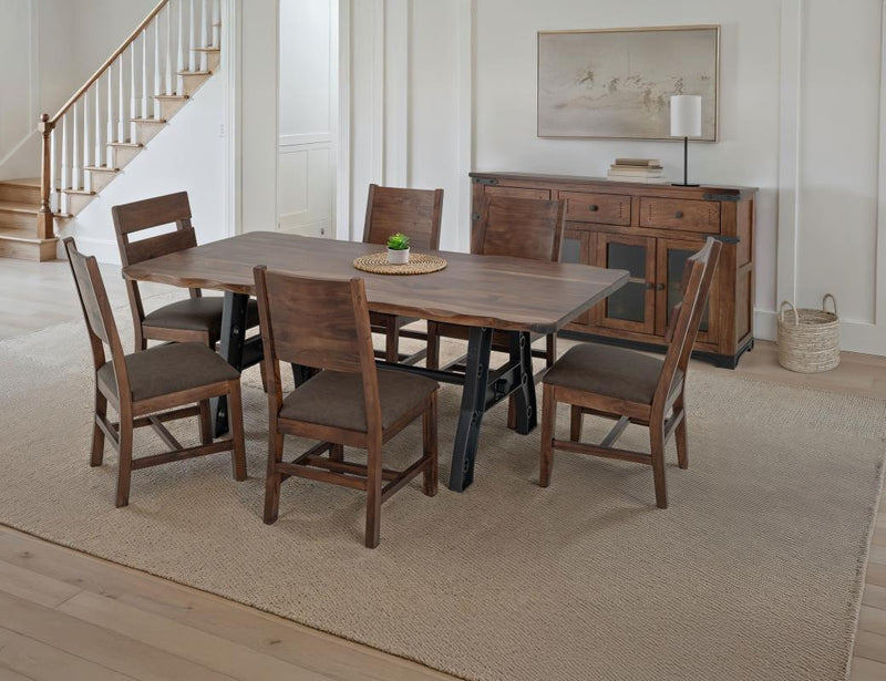 Parota Dining Table iron base