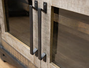 Loft Brown TV Stand detail