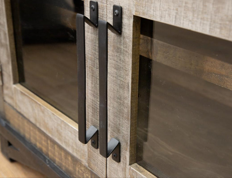 Loft Brown TV Stand detail