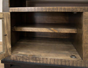 Loft Brown TV Stand detail