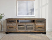 Loft Brown TV Stand detail