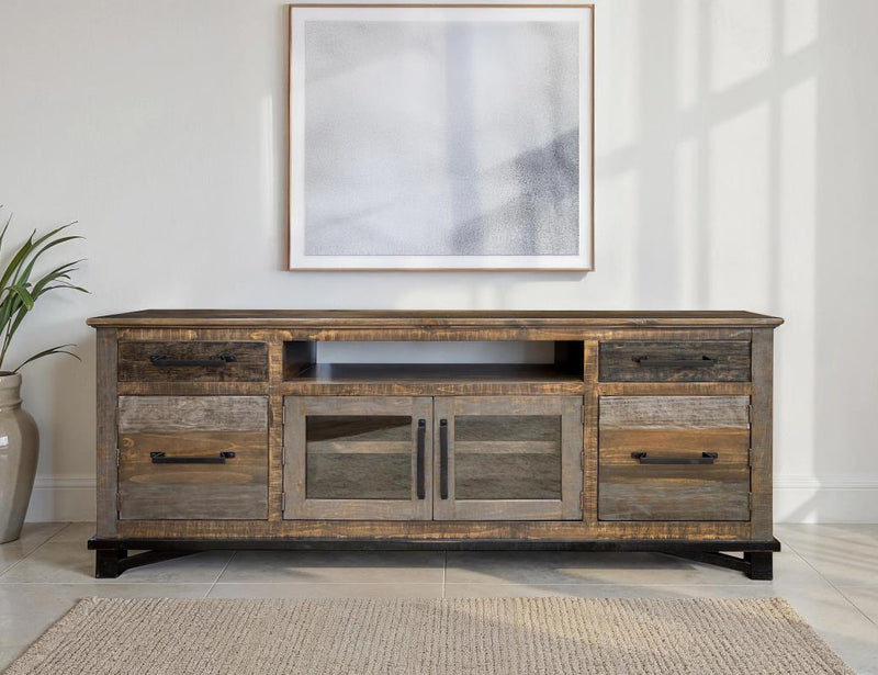Loft Brown TV Stand detail