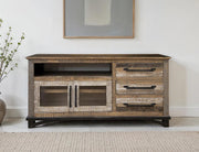 Loft Brown TV Stand detail