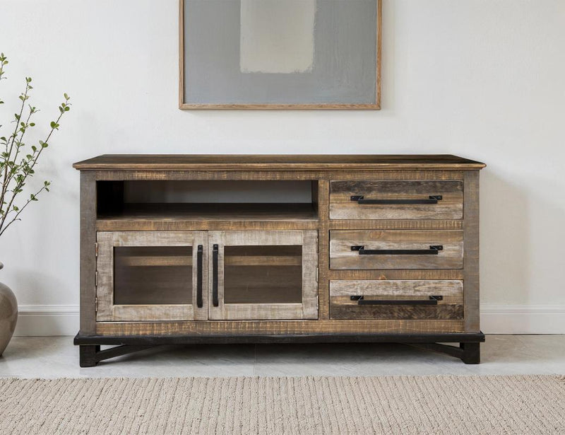 Loft Brown TV Stand detail