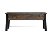 Loft Brown Sofa Bar Table shelf