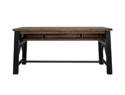 Loft Brown Sofa Bar Table detail