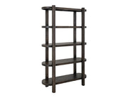 Balam Black Bookcase angled view