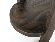Balam Black Bookcase shelf detail