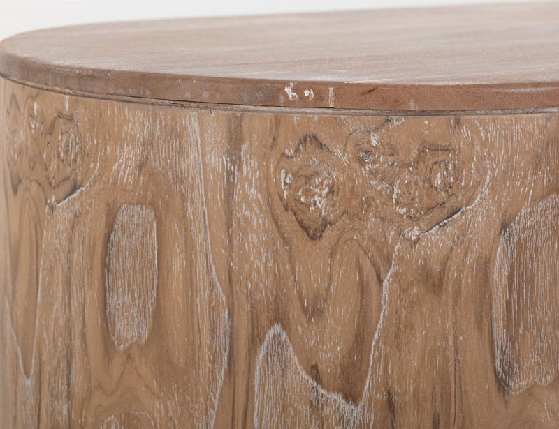 Balam White Desk detail