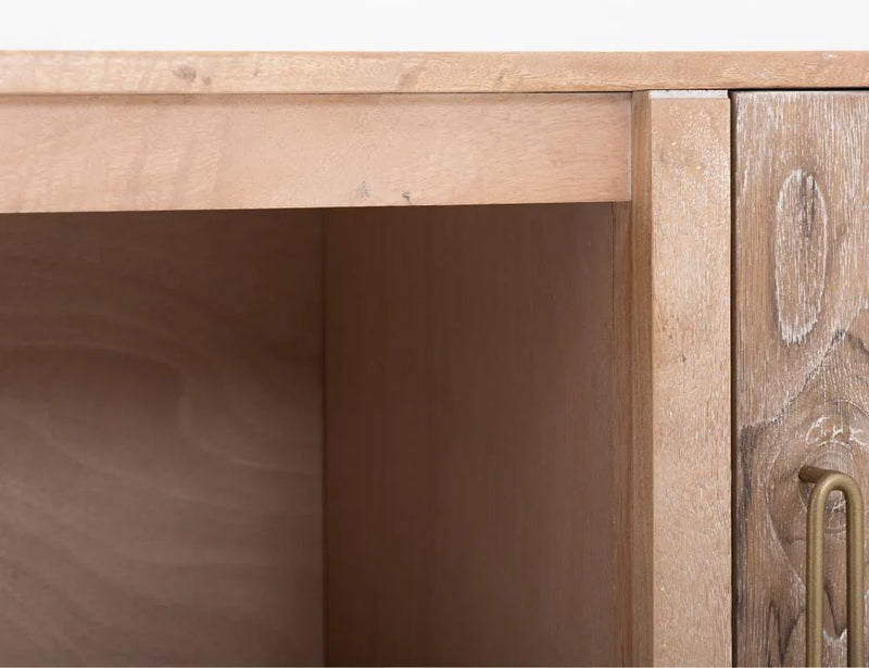 Balam White Collection 2-Door Media Console