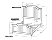 Aruba Bed in bedroom setting