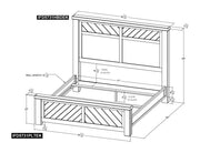 Dutton Bed - Barewood