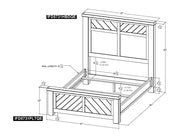 Dutton Bed - Barewood