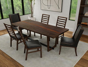 Walnut Upholstered Chair - Barewood