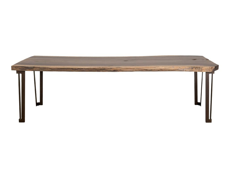 Natural Parota Live-Edge Dining Table - complete table