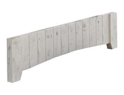 Pueblo White Bed footboard