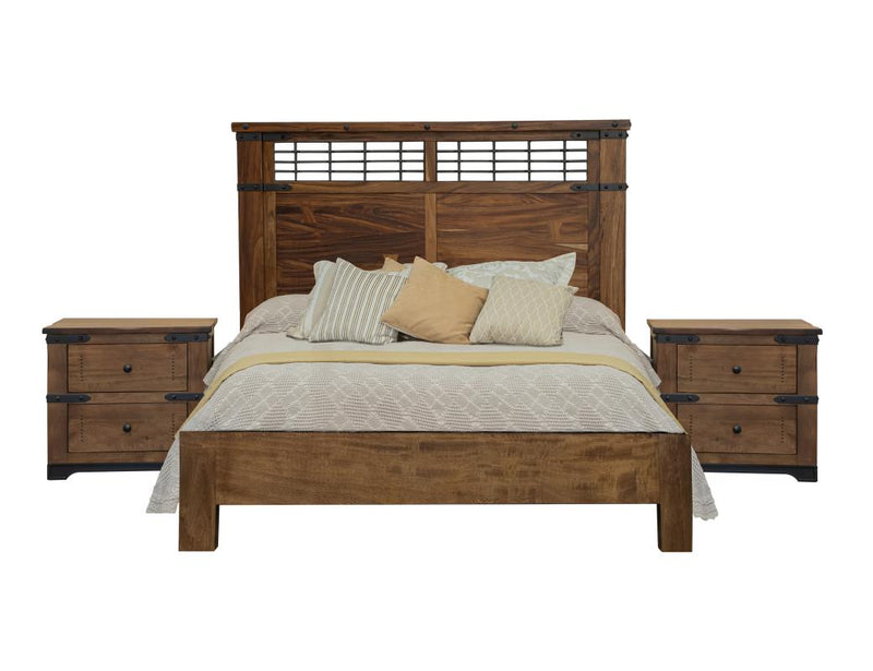 Parota Nightstand styled