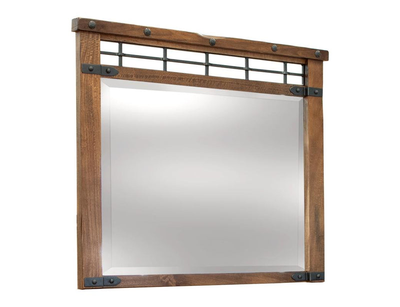 Parota Mirror - parota and mango frame