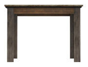 Loft Brown 42 Table styled