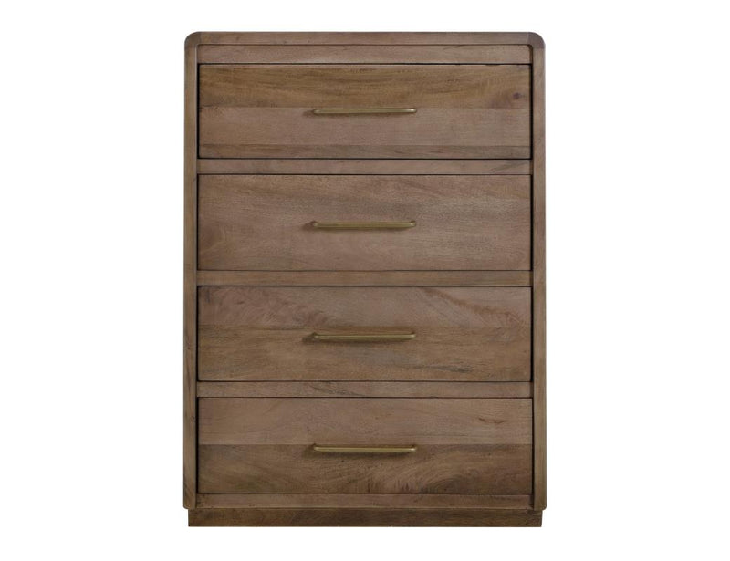Mezquite 4 Drawer Panel Chest angle