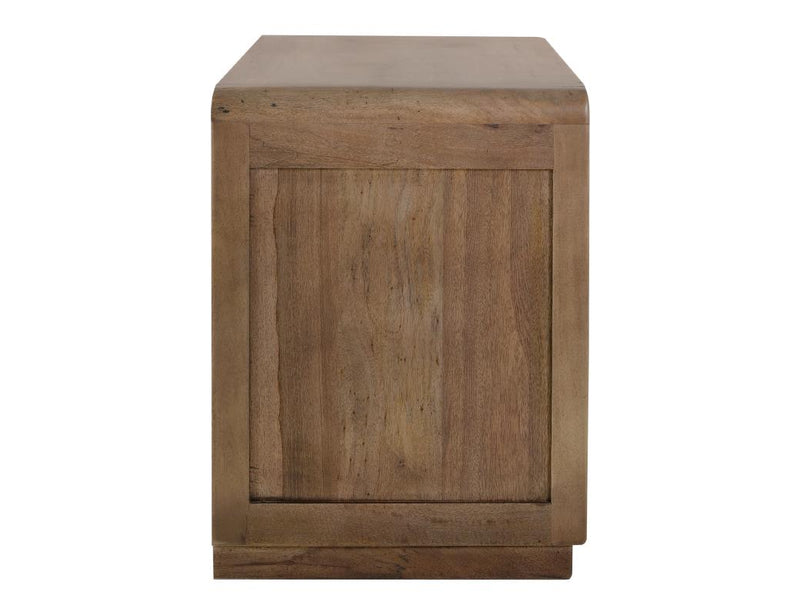 Mezquite 2 Drawer Panel Nightstand drawer detail