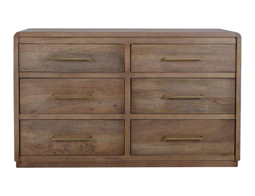 Mezquite 6 Drawer Panel Dresser angle