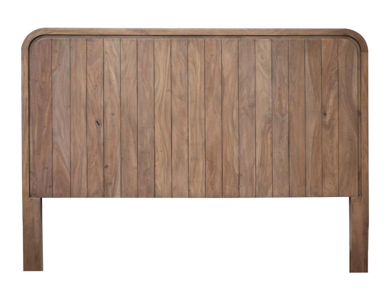 Mezquite Panel Bed headboard in light distressed brown mango wood