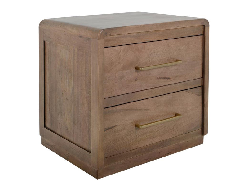Mezquite 2 Drawer Panel Nightstand