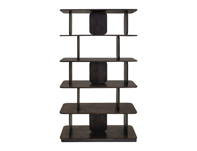 Dark Mezquite Bookcase angle