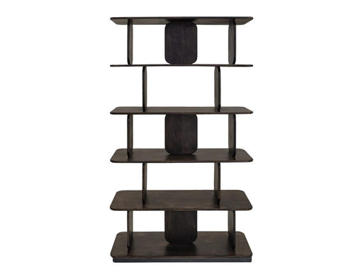 Dark Mezquite Bookcase angle