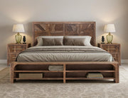 Praga 2 Drawer Nightstand - Barewood
