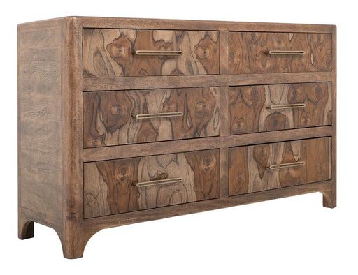 Praga 6 Drawer Dresser - Barewood