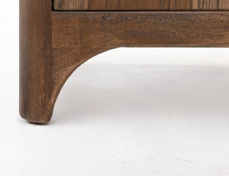 Praga 2 Drawer Nightstand - Barewood