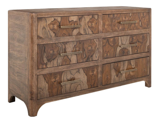 Praga 6 Drawer Dresser - Barewood