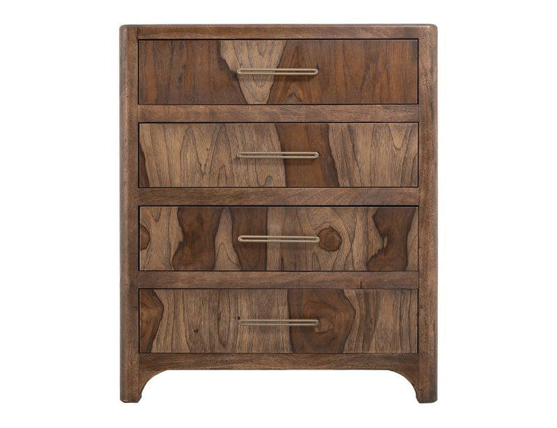 Praga 4 Drawer Chest - Barewood