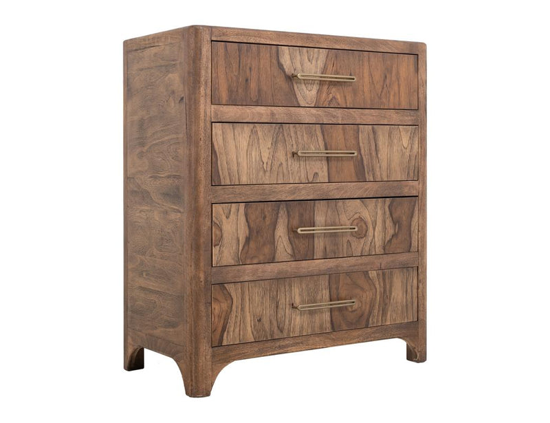 Praga 4 Drawer Chest - Barewood