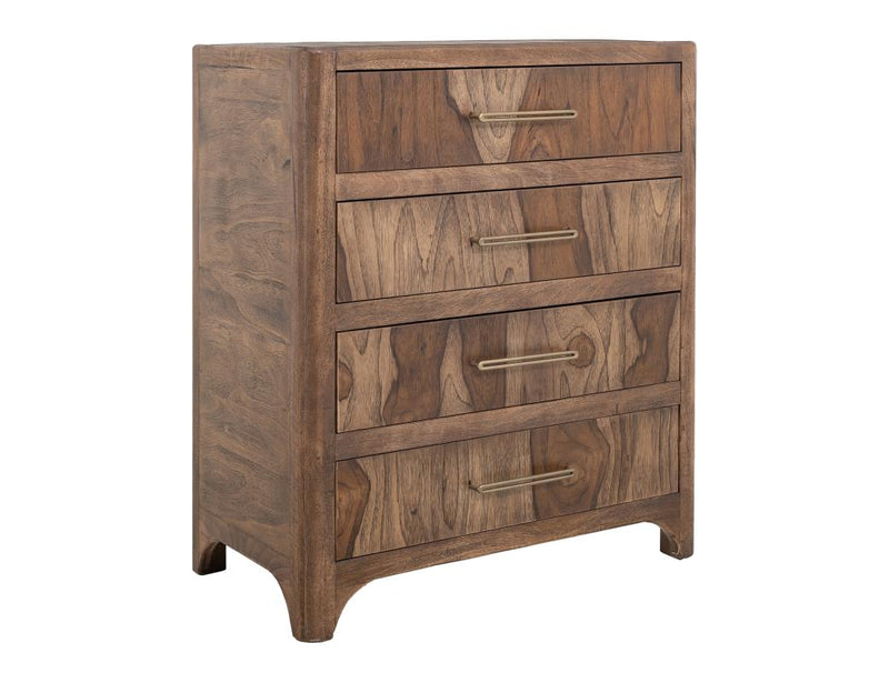 Praga 4 Drawer Chest - Barewood