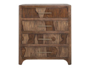 Praga 4 Drawer Chest - Barewood