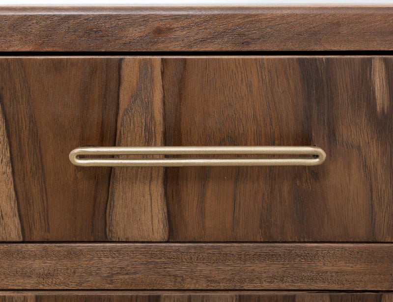 Praga 2 Drawer Nightstand - Barewood