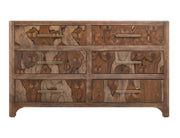 Praga 6 Drawer Dresser - Barewood