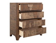Praga 4 Drawer Chest - Barewood