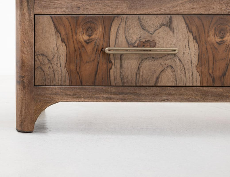 Praga 6 Drawer Dresser detail - Barewood