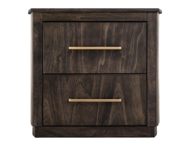 Dark Mezquite 2 Drawer Nightstand
