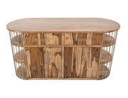 Balam Brown kitchen island