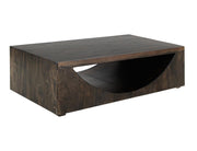 Dark Mezquite Cocktail Table angle